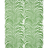 Schumacher Zebra Palm Jungle Fabric - Eade's Wallpaper