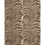 Schumacher Zebra Palm Java Fabric - Eade's Wallpaper