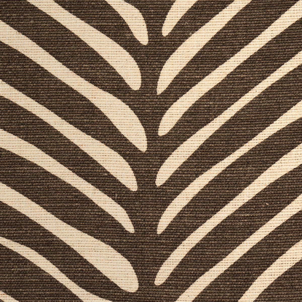 Schumacher Zebra Palm Java Fabric - Eade's Wallpaper