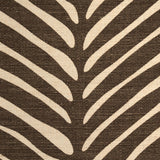Schumacher Zebra Palm Java Fabric - Eade's Wallpaper