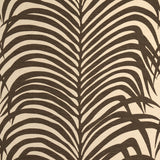 Schumacher Zebra Palm Java Fabric - Eade's Wallpaper