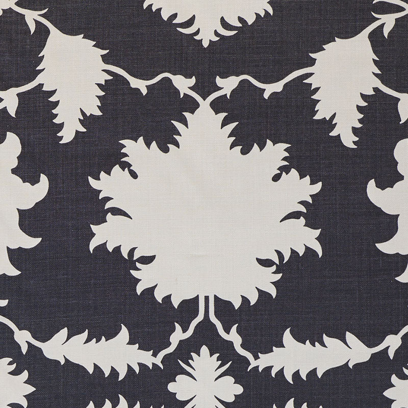 Schumacher Garden Of Persia Charcoal Fabric