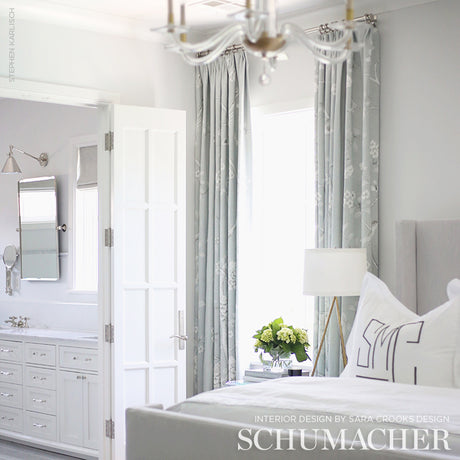 Schumacher Chinois Palais Grisaille Fabric