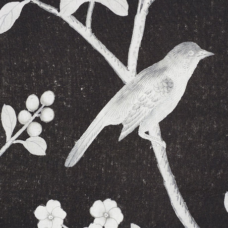 Schumacher Chinois Palais Noir Fabric