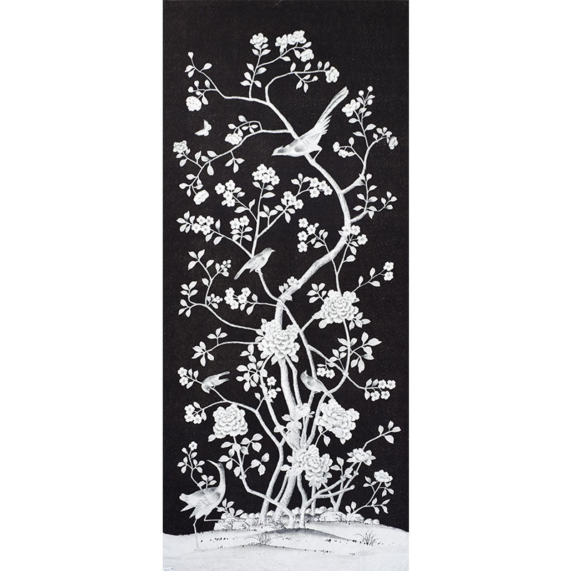 Schumacher Chinois Palais Noir Fabric