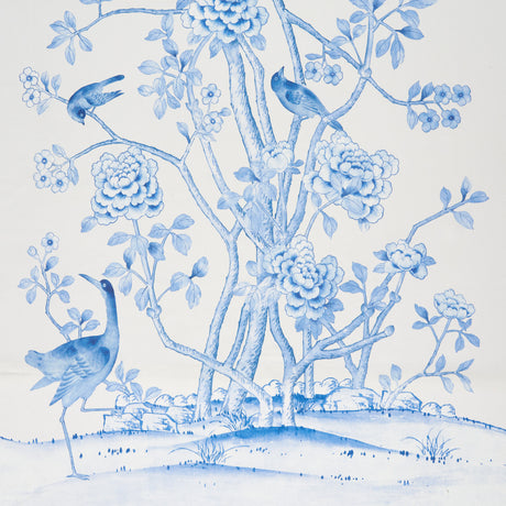 Schumacher 175049 CHINOIS PALAIS in PORCELAIN Fabric - MARY 