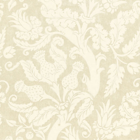 Schumacher Villa De Medici Greige Fabric - Eade's Wallpaper