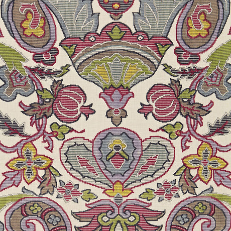 Schumacher 175082 MATAURA LINEN PRINT in TAPESTRY Fabric - C