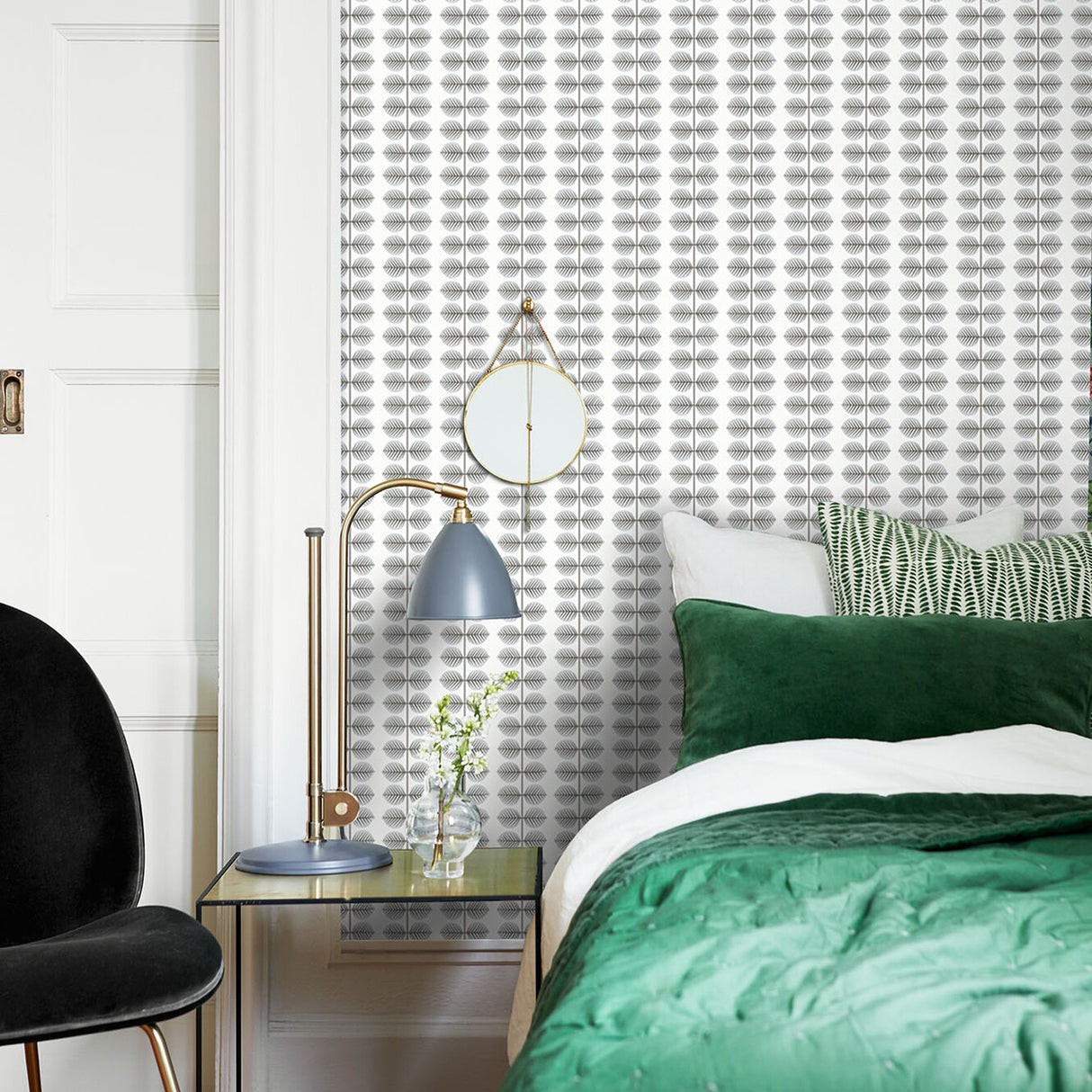 Schumacher 1751 BERSÃ… in GREY Wallpaper - BORÃ…STAPETER