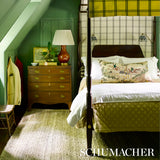 Schumacher Aston Manor Print Document Fabric