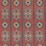 Schumacher Temara Hand Embroidered Print Pomegranate Fabric - Eade's Wallpaper