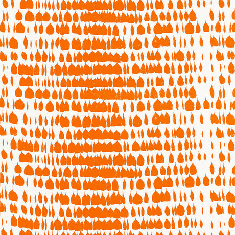 Schumacher Queen Of Spain Carrot Fabric - Eade's Wallpaper