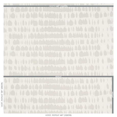Schumacher Queen Of Spain Dove Fabric - Eade's Wallpaper