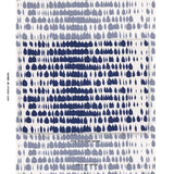 Schumacher Queen Of Spain Navy Fabric - Eade's Wallpaper