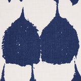 Schumacher Queen Of Spain Navy Fabric - Eade's Wallpaper