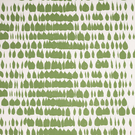 Schumacher Queen Of Spain Green Fabric - Eade's Wallpaper