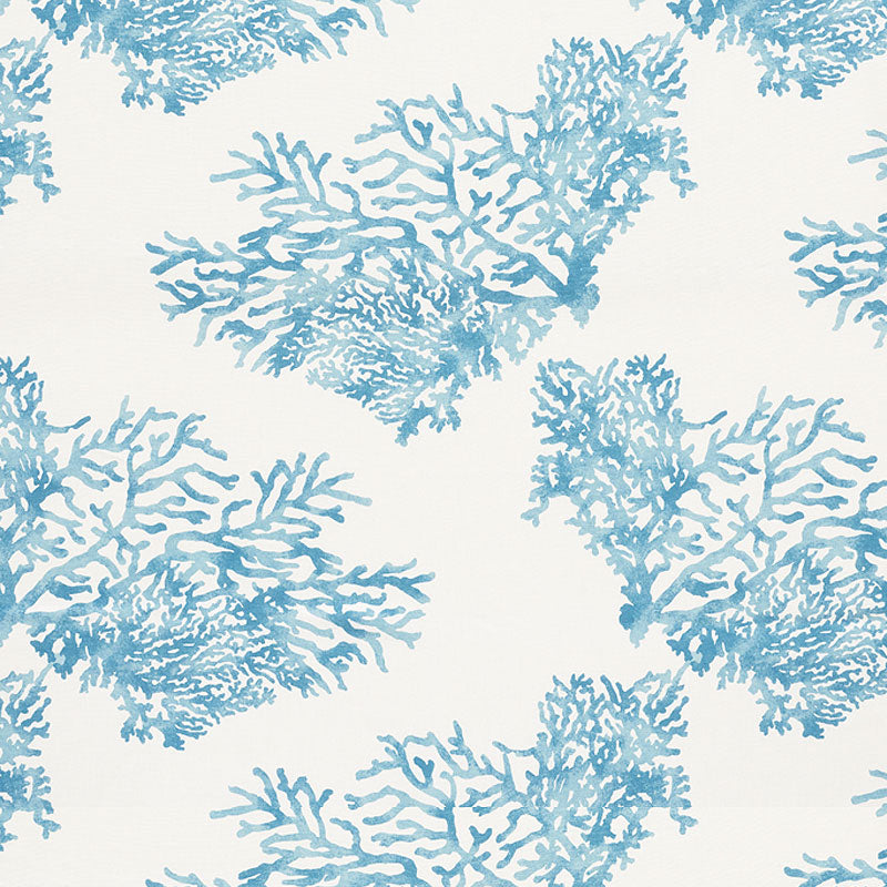 Schumacher Great Barrier Reef Blue Fabric