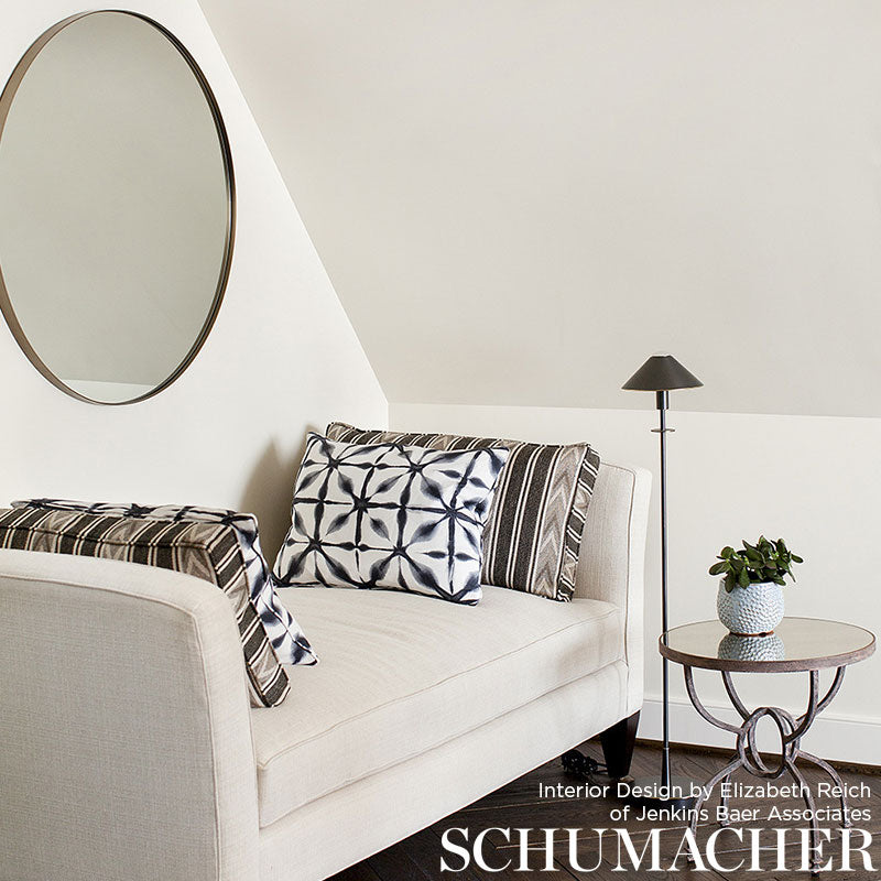 Schumacher Andromeda Linen Indigo Fabric