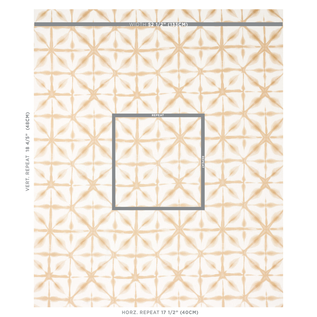 Schumacher Andromeda Linen Sand Fabric