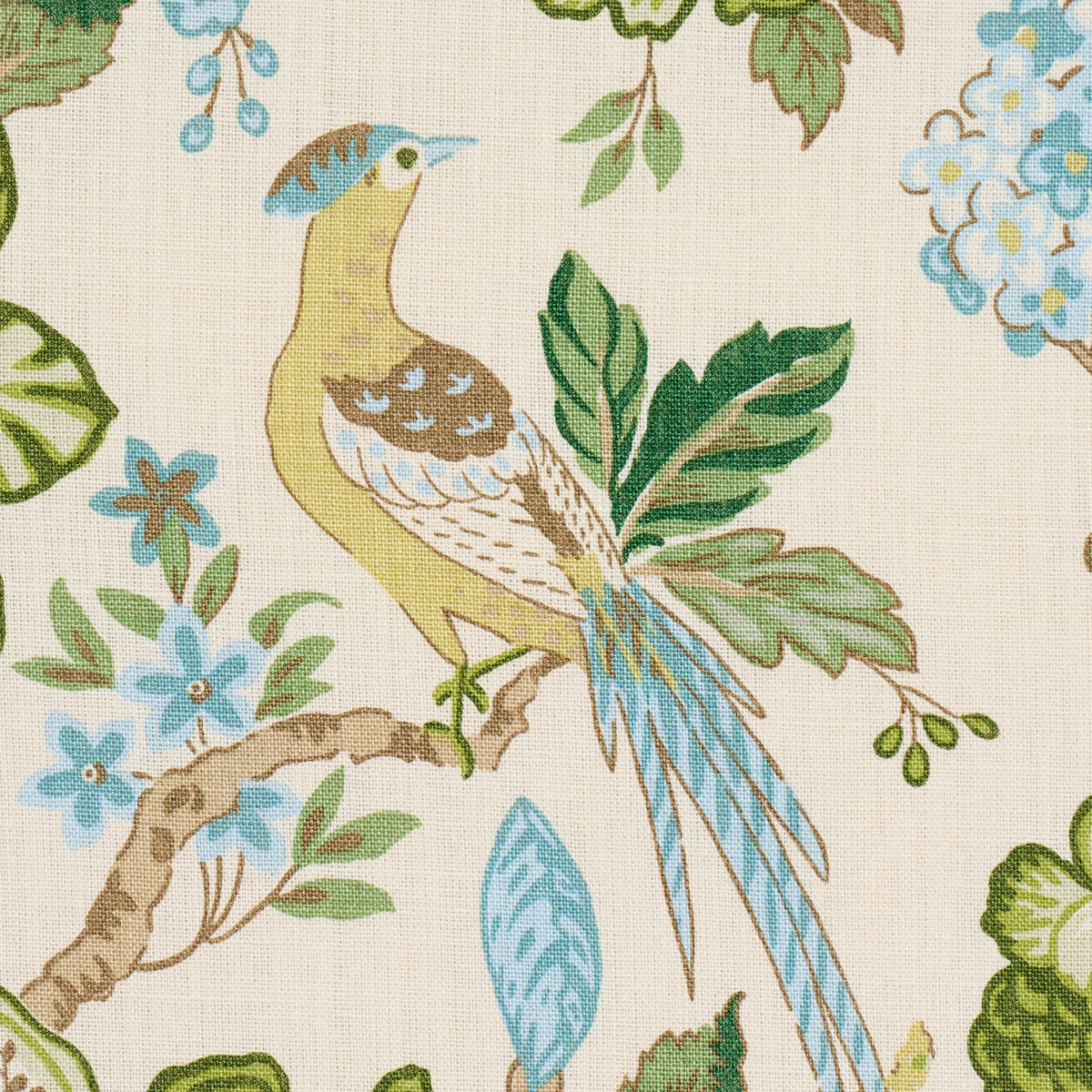 Schumacher 175565 HUNTINGTON GARDENS in PARADIS Fabric - TIM
