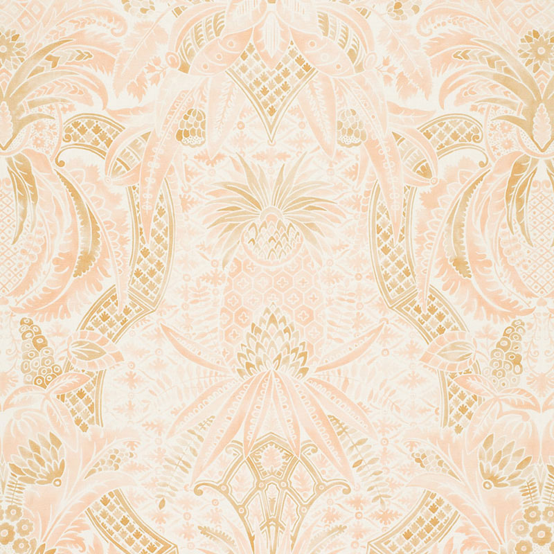 Schumacher Cap Ferrat Blush Fabric