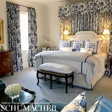 Schumacher Bagatelle Bleu Marine Fabric