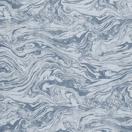 Schumacher Romeo Lapis Fabric - Eade's Wallpaper