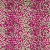 Schumacher Iconic Leopard Fuchsia/Natural Fabric