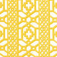 Schumacher Zanzibar Trellis Chintz Canary Fabric - Eade's Wallpaper