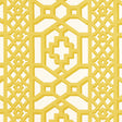 Schumacher Zanzibar Trellis Matte Canary Fabric - Eade's Wallpaper