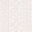 Schumacher Zanzibar Trellis Matte Blush Fabric - Eade's Wallpaper