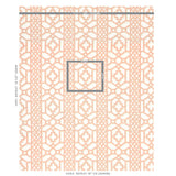 Schumacher Zanzibar Trellis Coral Fabric - Eade's Wallpaper