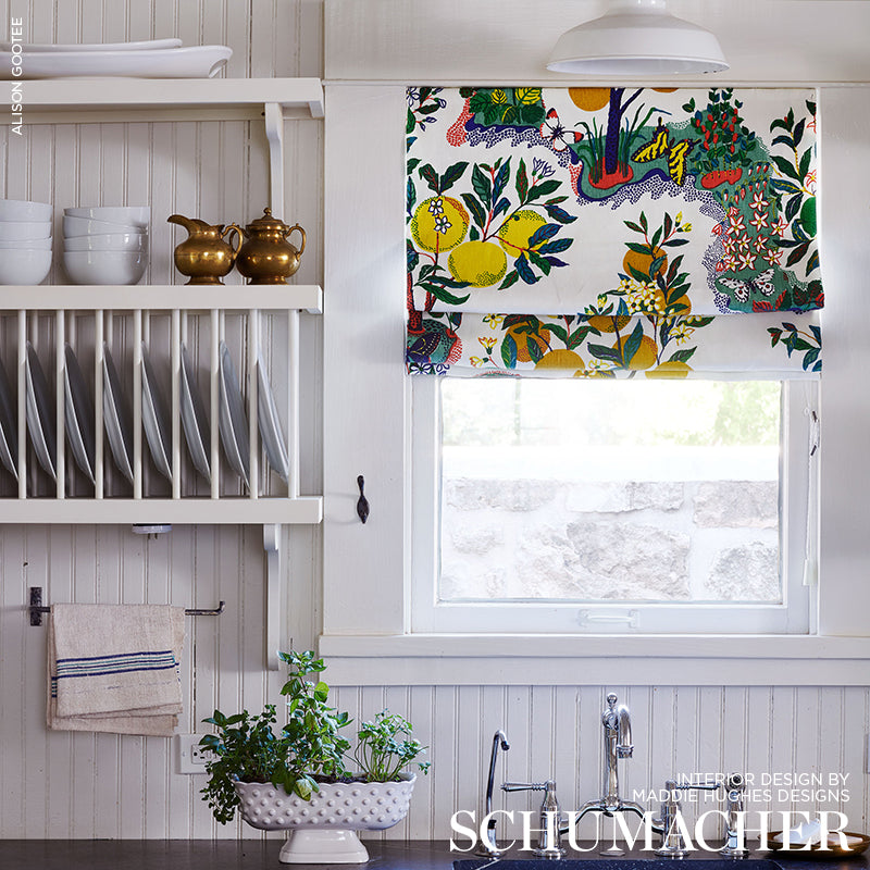Schumacher 175760 CITRUS GARDEN in PRIMARY Fabric - Eade's – Eades