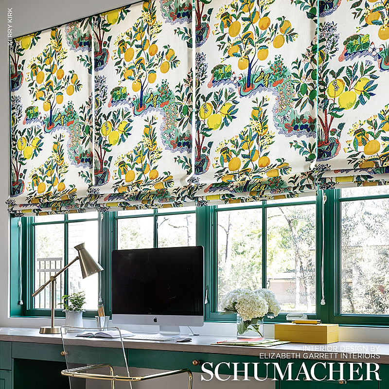 Schumacher 175760 CITRUS GARDEN in PRIMARY Fabric - Eade's – Eades