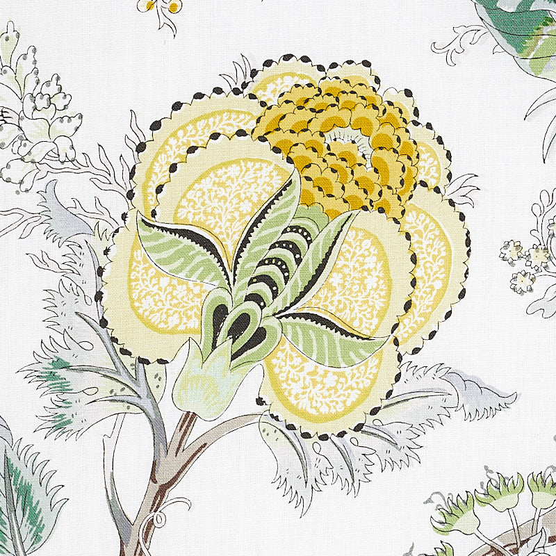 Schumacher Indian Arbre Citron Fabric