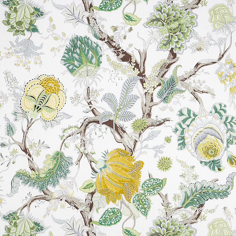 Schumacher Indian Arbre Citron Fabric