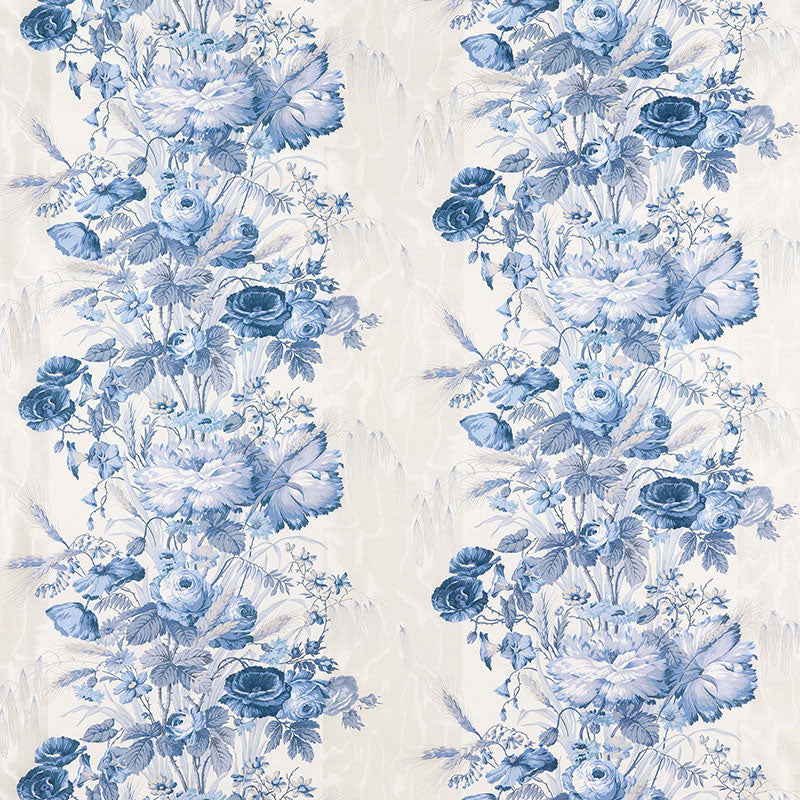 Schumacher Boughton House Porcelain Fabric