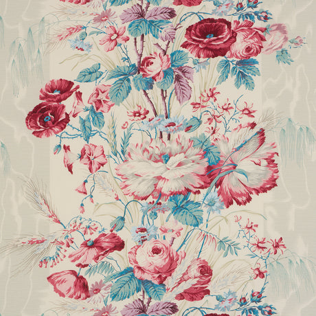 Schumacher 175792 BOUGHTON HOUSE in ROUGE Fabric - A LOVE AF