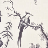 Schumacher Shengyou Toile Black Fabric - Eade's Wallpaper