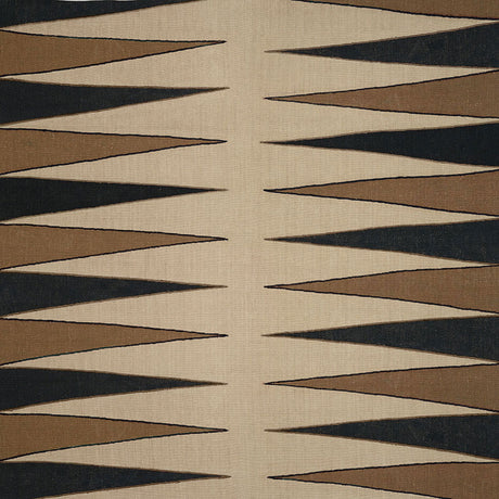 Schumacher Moorea Lava Black Fabric - Eade's Wallpaper