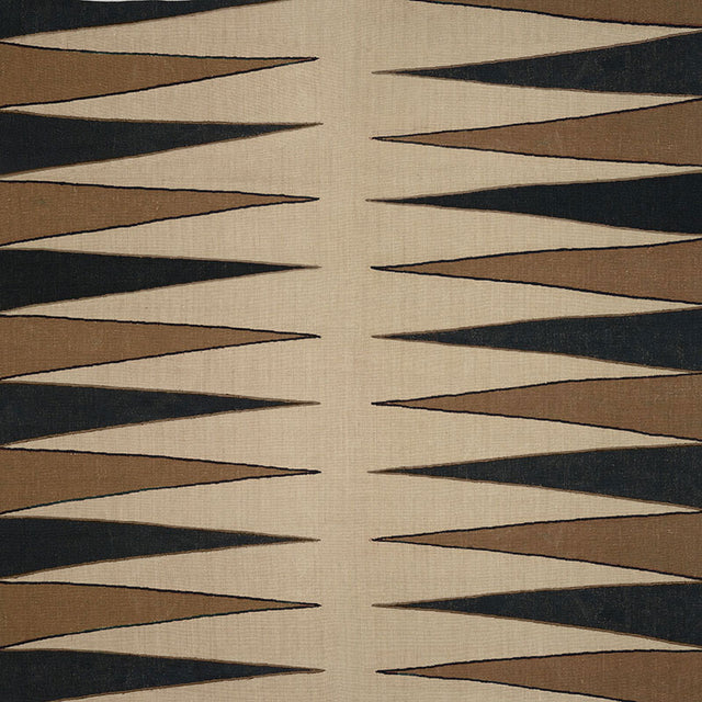 Schumacher Moorea Lava Black Fabric - Eade's Wallpaper