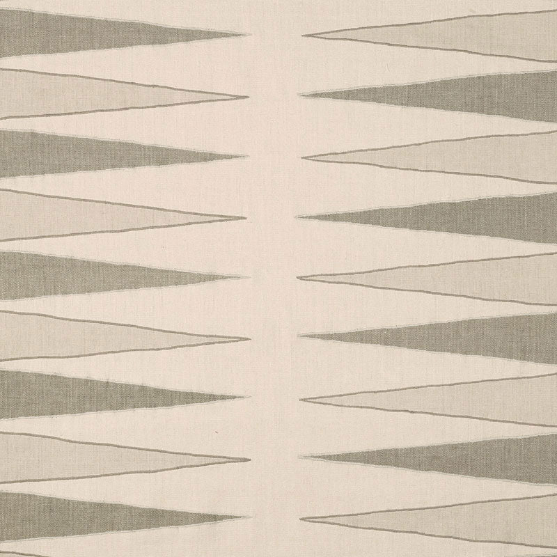Schumacher Moorea Sea Oyster Fabric - Eade's Wallpaper