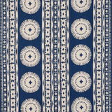 Schumacher Bora Bora Print Marine Fabric