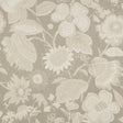 Schumacher Tikki Garden Linen Sea Oyster Fabric - Eade's Wallpaper