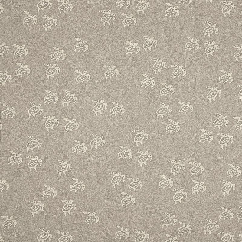 Schumacher Painted Turtles Indoor/Outdoor Shell Fabric - Eade's Wallpaper