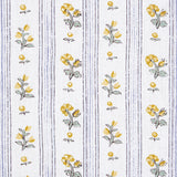 Schumacher Cabanon Stripe Jaune Fabric