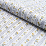 Schumacher Cabanon Stripe Jaune Fabric