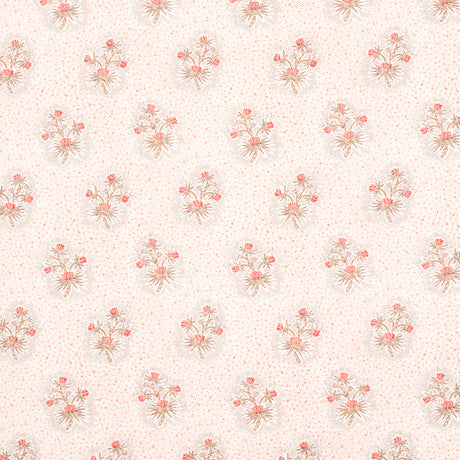 Schumacher Cassis Floral Rouge Fabric