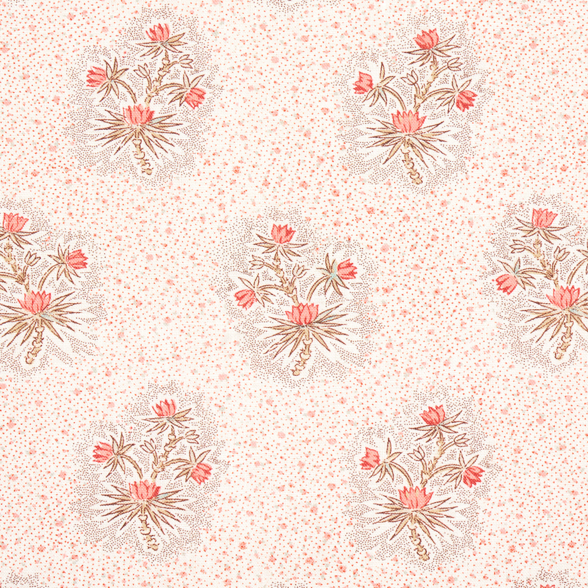Schumacher Cassis Floral Rouge Fabric