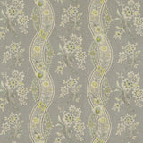 Schumacher Le Castellet Grisaille & Jonquil Fabric - Eade's Wallpaper